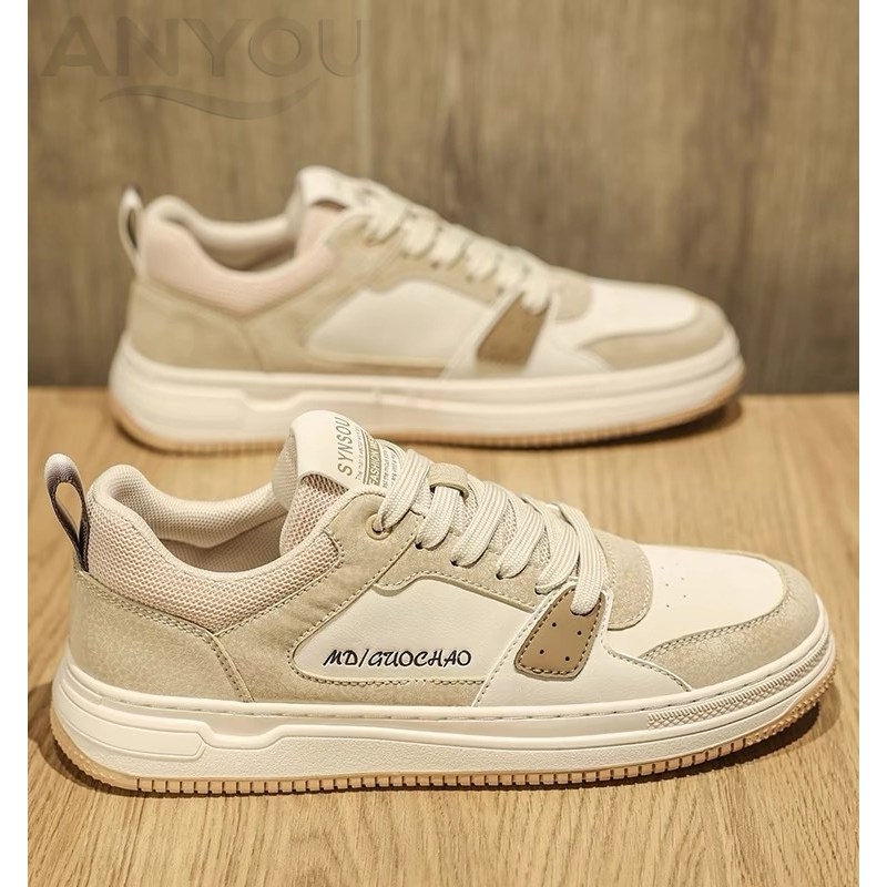 봄 남자 신발 신상 통기 백합 작은 흰 신발 두꺼운 바닥 운동화 캐주얼 판화 남자 16,800원