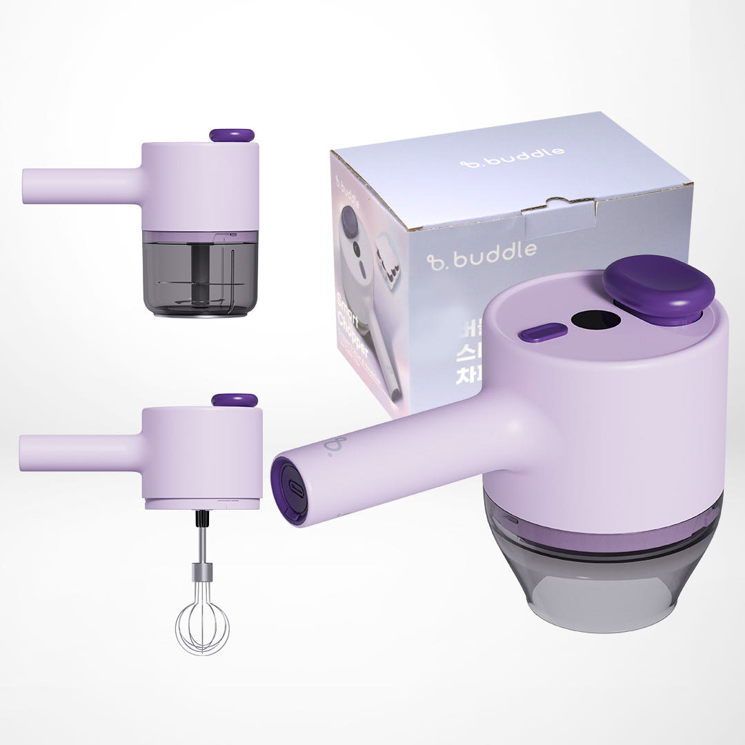 2세대 3in1 버들 스마트 초퍼 슬라이서&다지기&거품기 전동 미니 야채 만능 다지기 소형 블랜더 무선 믹서기 쵸퍼 차퍼 이유식 파 마늘 채칼 78,900원