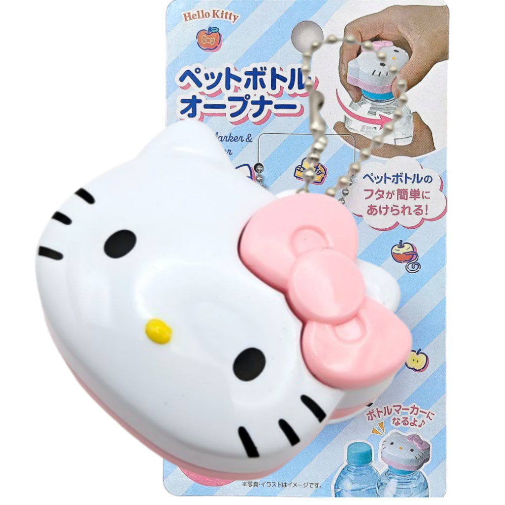 산리오 키티 페트병 오프너, 2개, 화이트 핑크 10,400원