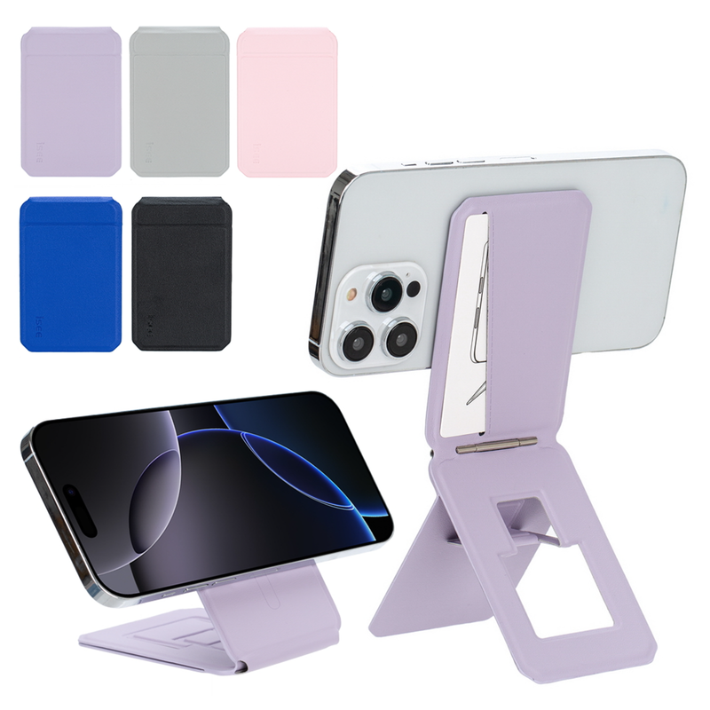 아이시(isee) 맥세이프 각도조절 라이브방송 스탠드 삼각대 멀티 셀카봉 카드지갑 (카드1장), 라벤더, 1개 30,800원