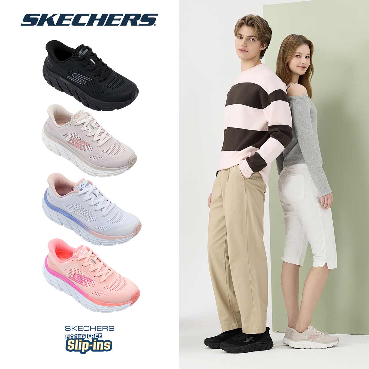 26년]여성 스케쳐스 맥스플렉스 슬립인스 129,000원