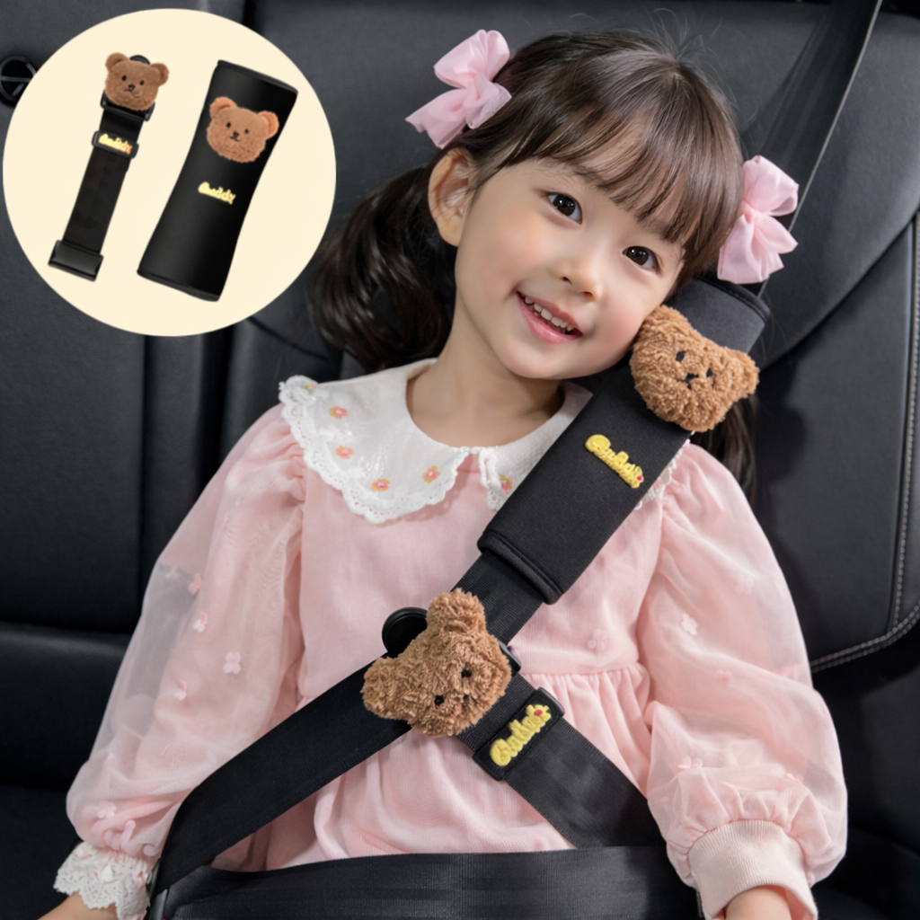 스피릿태드 [ KC인증] 어린이 목쓸림 방지 쿠션 안전벨트 가드 세트 12,510원