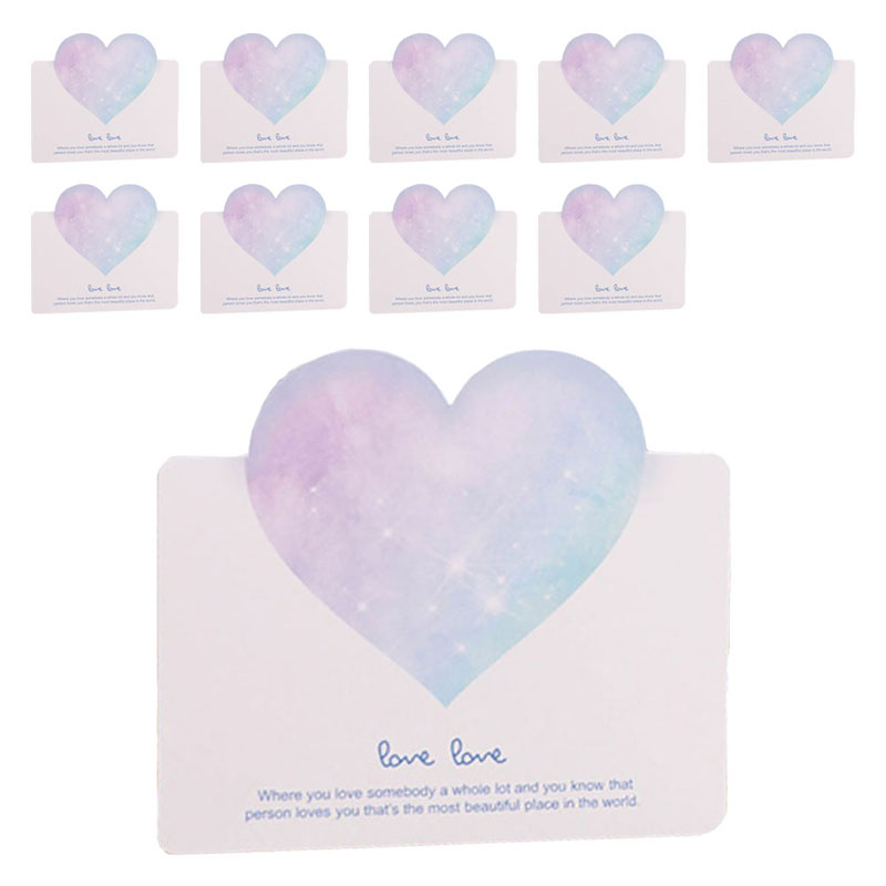 하트 감사 축하 사랑 메세지 미니카드 + 봉투 세트 6,460원