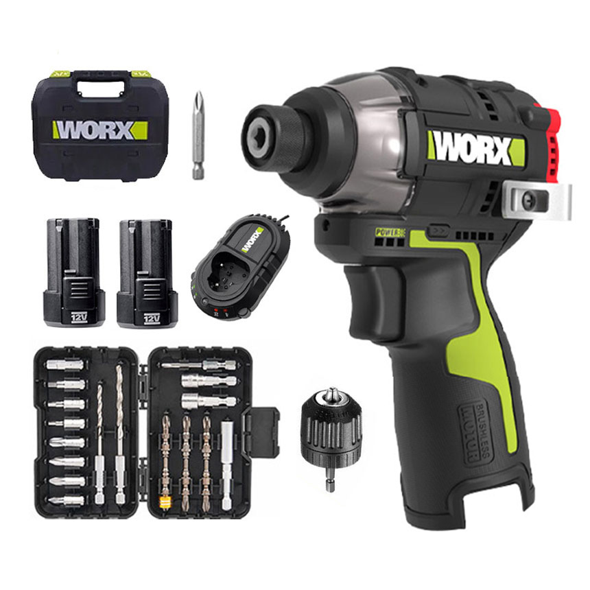 웍스 WU132X 풀세트 WORX 충전 임팩 드릴 드라이버  2.0Ah 배터리 2개 너구리해외쇼핑 142,900원