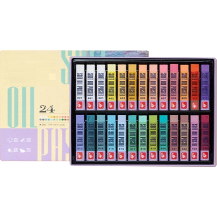 컬러 오일 파스텔 05 미니 마카롱, 24색, 1개 37,600원