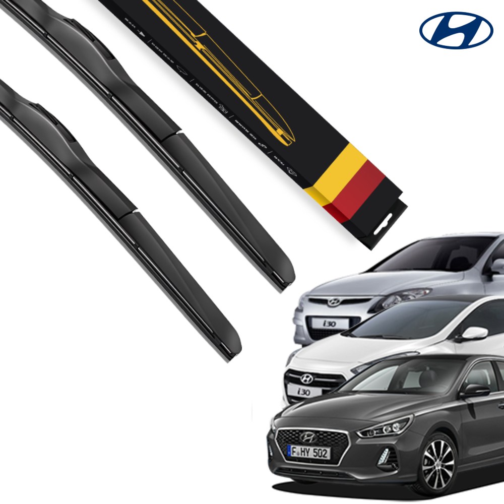 1+1 현대 i30 FD GD PD N 전차종 와이퍼 호환 순정형 하이브리드 와이퍼블레이드 17,790원