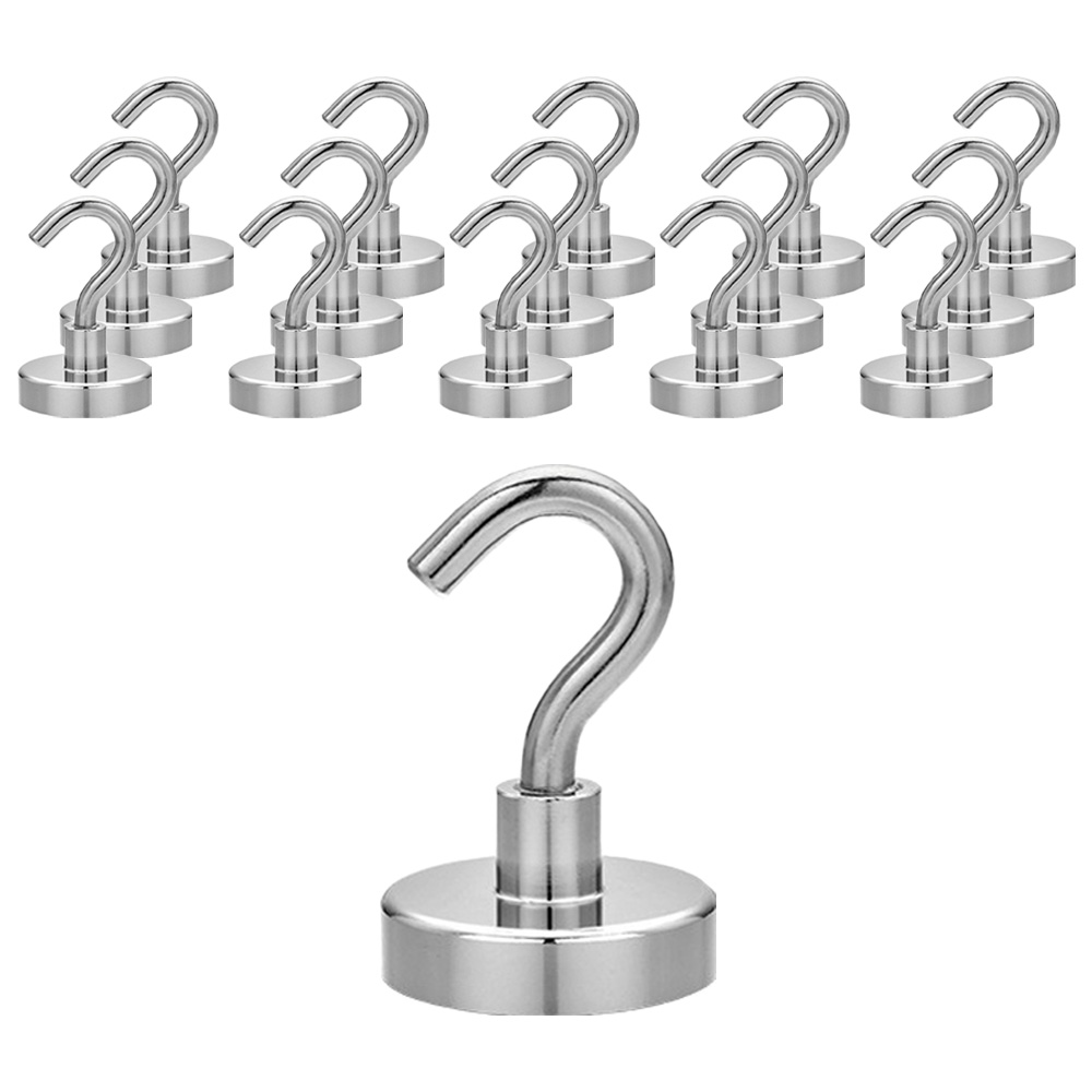 초강력 네오디움 자석걸이 고리자석, 15개, 25mm 35,850원
