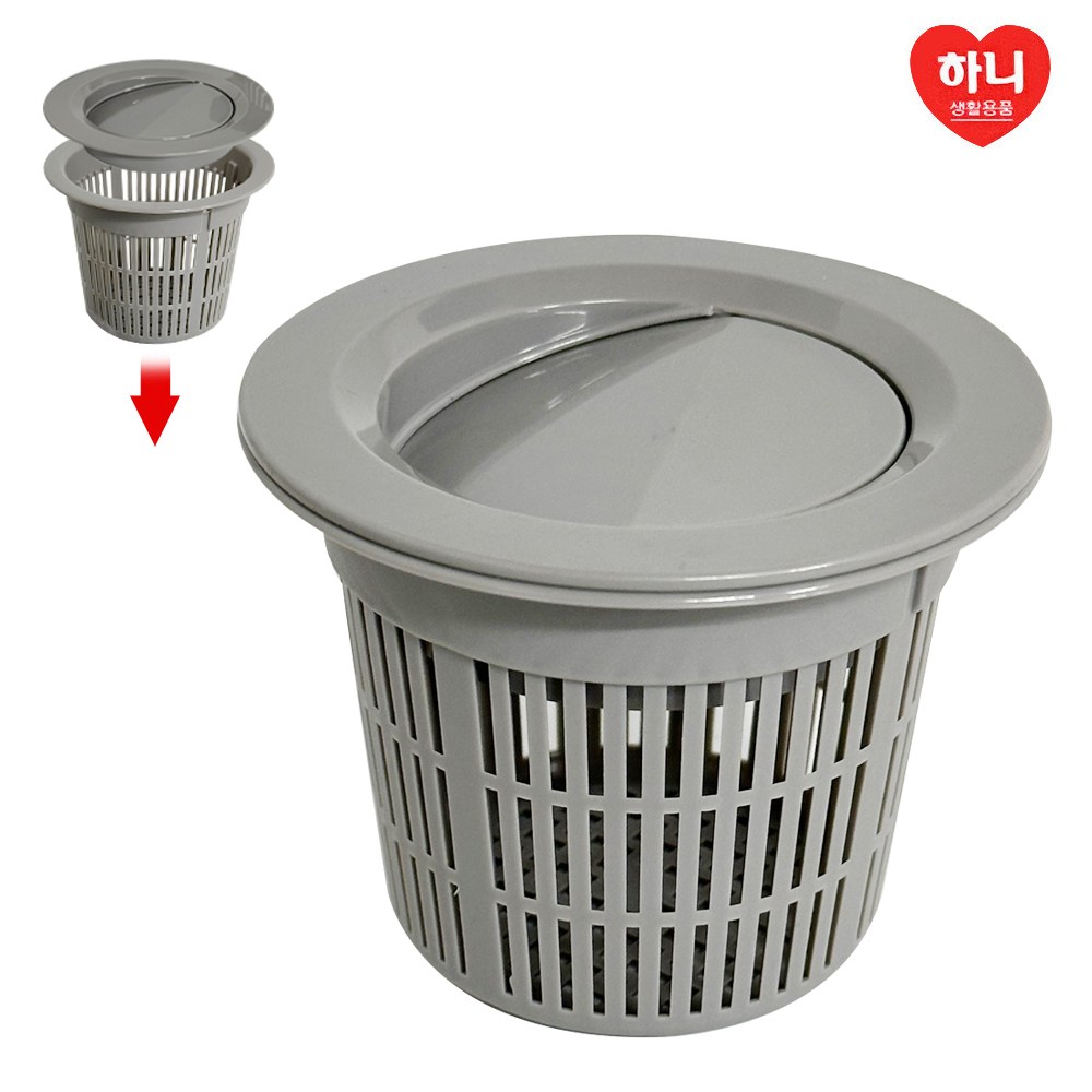 하니 씽크대 배수망세트(소) 배수구망 걸름망 자동개폐기 2,860원