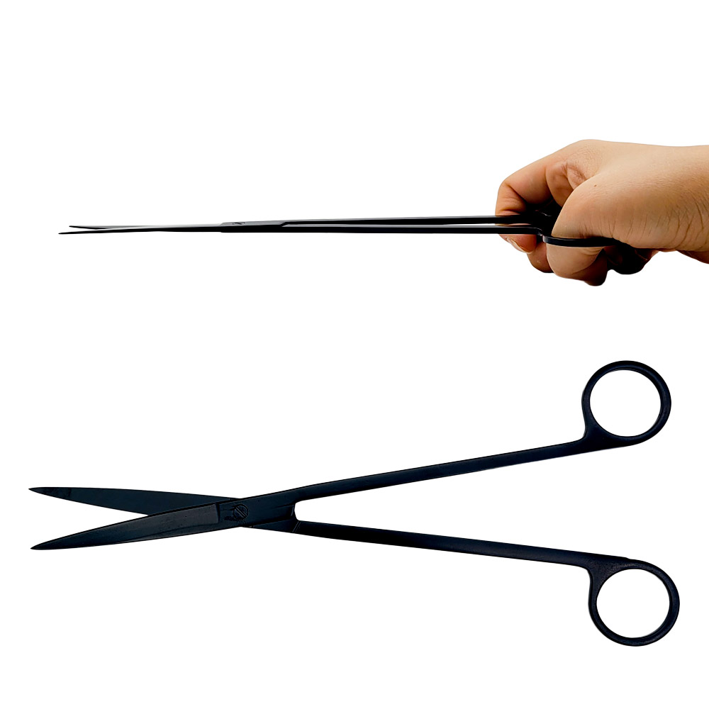 물멍 고급형 수초 가위 25cm 블랙 검정 일자형 일자 직형 7,990원