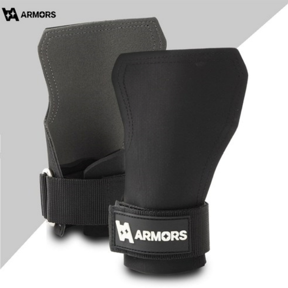 아머스 크로스핏그립 손바닥보호대 짐네스틱그립 데드리프트 역도 리프팅 손바닥 헬스스트랩, 1세트 19,000원