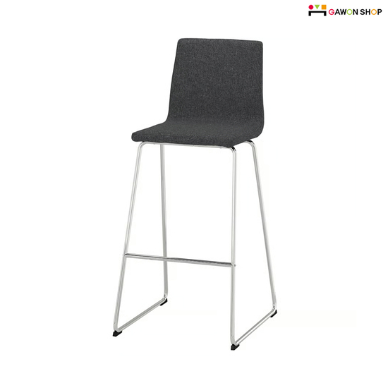 이케아 LILLANAS 크롬도금-그레이 시트 바스툴 (76cm)/바의자 210,300원