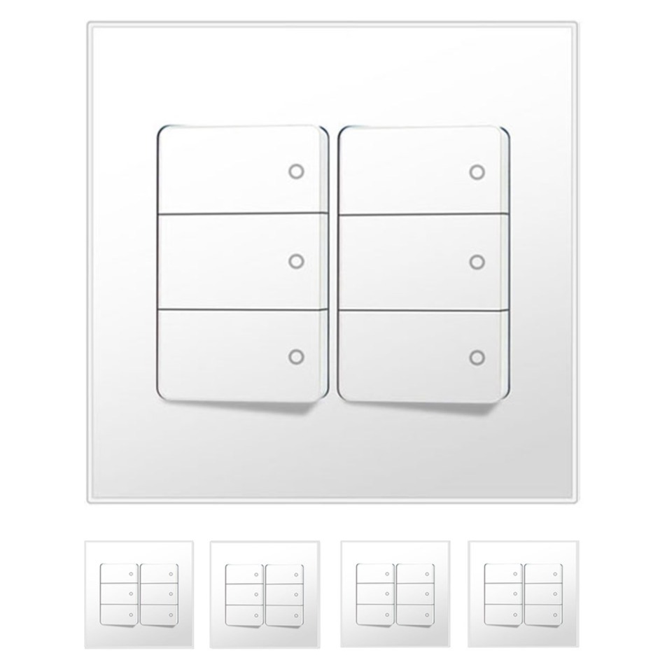 보에담 스위치 6구 2개용 점프선 내장 스노우화이트 68,000원