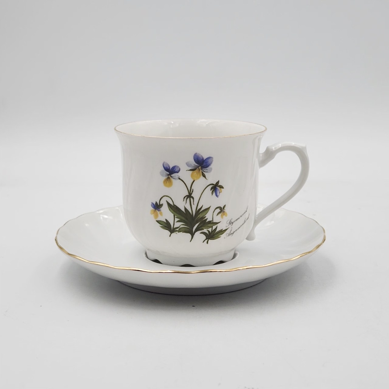 [빈티지] 독일 셀트만 바바리아 제비꽃 찻잔 커피잔 세트 22,000원