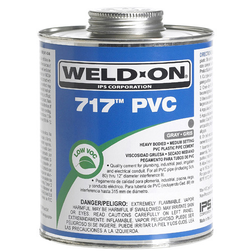 IPS WELD.ON 717 PVC 접착용 (회색) 473ml, 1개 21,780원