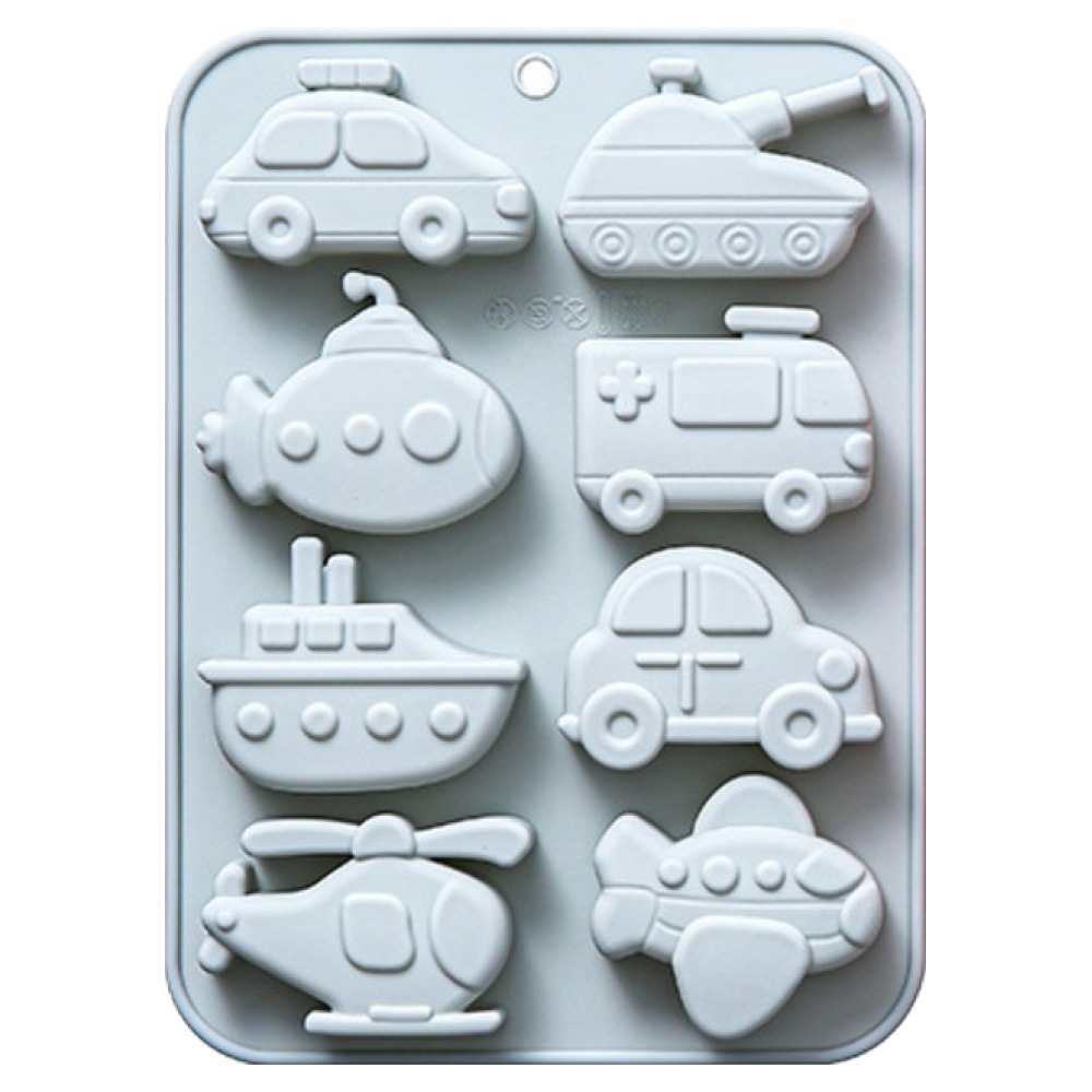이홈베이킹 실리콘몰드 8구 탈것, 랜덤발송, 1개 5,000원