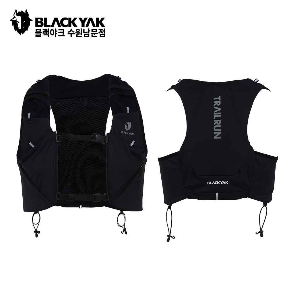블랙야크 트레일러닝베스트대쉬5 베스트 초경량 등산가방 트레일 러닝조끼, 블랙 152,200원