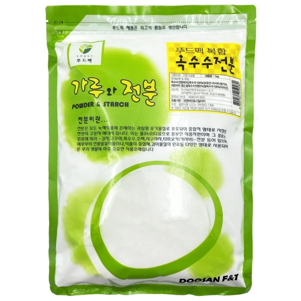 푸르맘 100% 옥수수전분, 1개, 1kg 7,450원