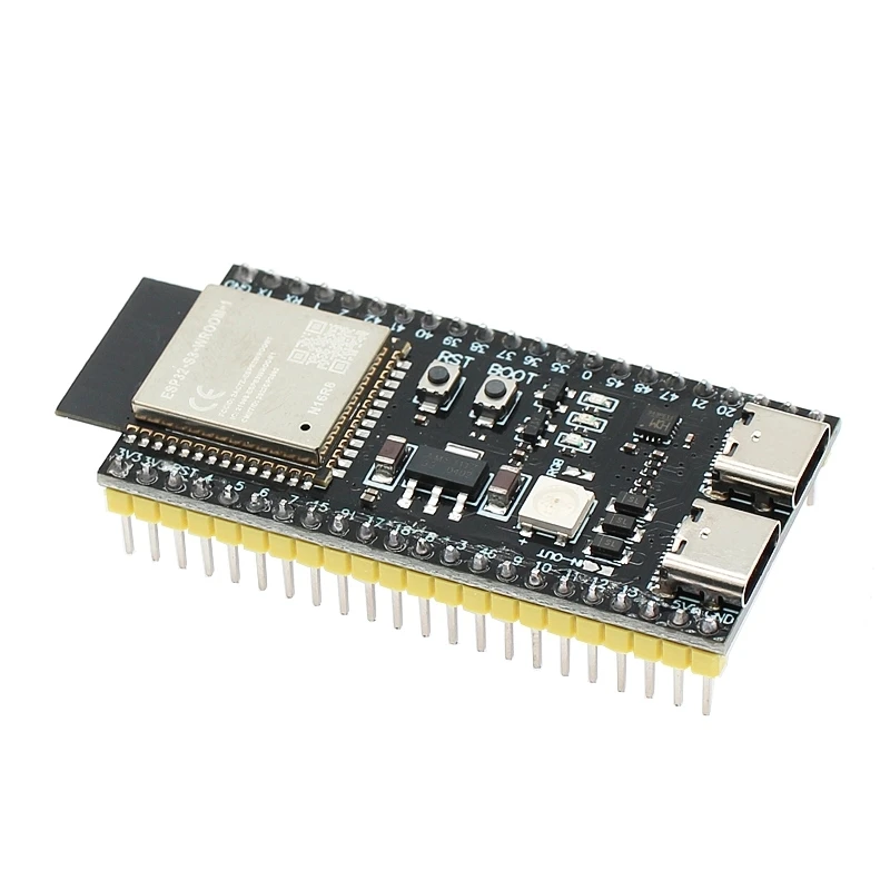 ESP32-S3 개발 보드 2.4G Wifi 모듈 (아두이노 ESP IDF ESP32-S3-WROOM-1 N16R8 44핀 타입-C 16MB 플래시 8 15,500원