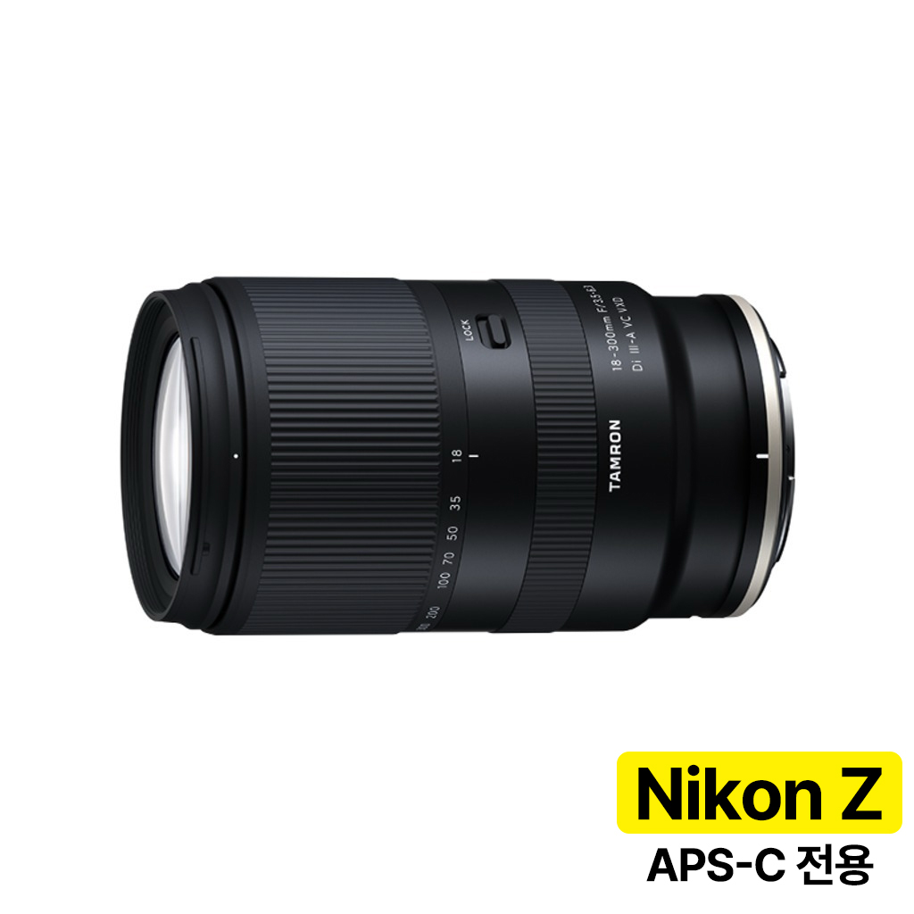 [지금사면 무상보증 3년] 탐론 18-300mm F/3.5-6.3 Di III-A VC VXD B061 니콘 Z마운트(APS-C/크롭) 렌즈, 단일상품 910,000원