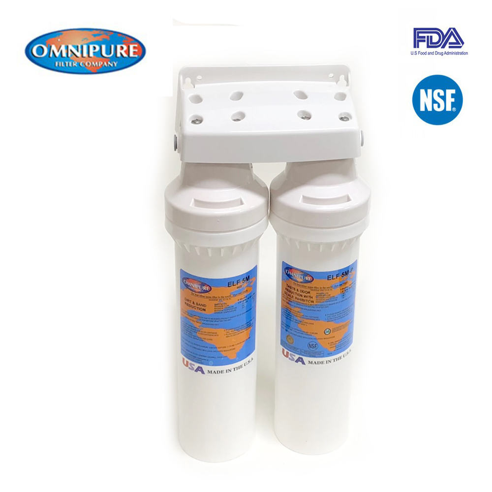 [옴니퓨어] 2단 정수필터 셋트 첫 설치시 5Msed+5M , 5Msed+5MP, 1개 145,000원