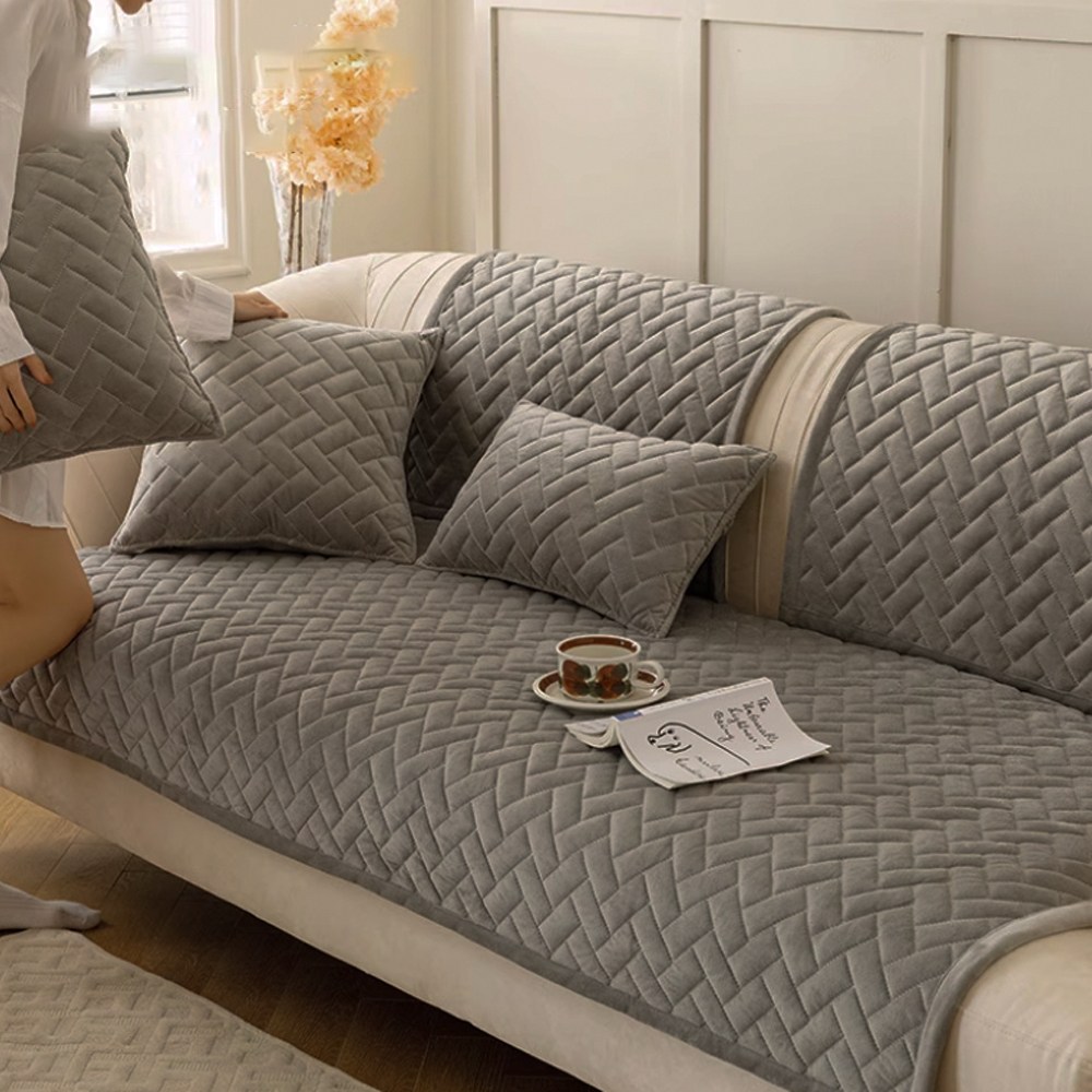 코팅블루 먼지없고 부드러운 극세사 겨울 논슬립 쇼파패드 32,800원