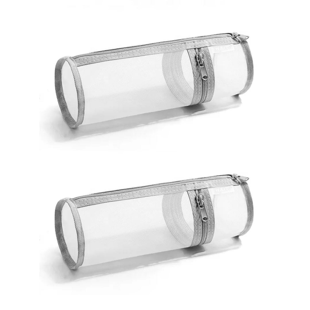 원형 메쉬 필통 대용량 펜슬케이스 2개 12,000원