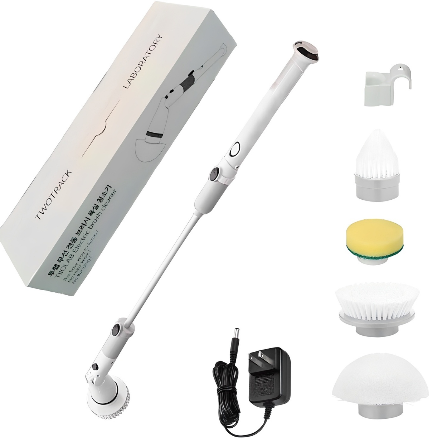 투랩 4WAY 무선 욕실 청소기, 화이트, TL19 39,900원