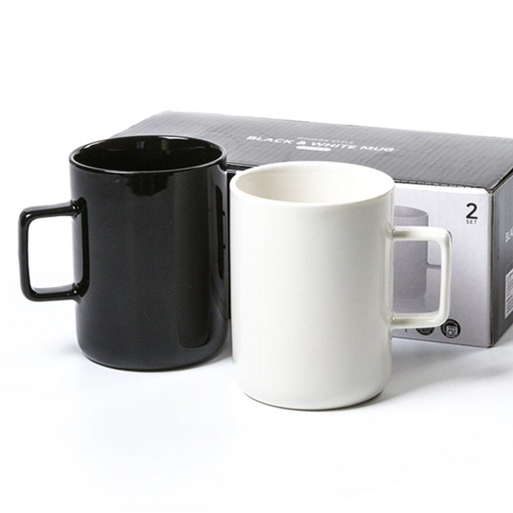 아트웨어 머그컵 도자기 물컵 커피잔 예쁜컵 400ml 2P 머그 컵세트 커피 잔 카페 물컵 물잔 7,400원