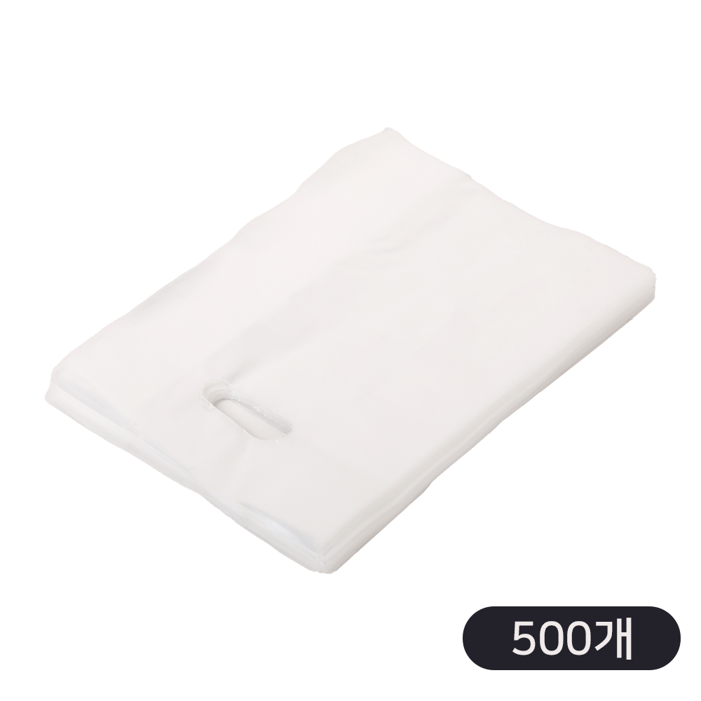 세세하다 투명 무지 비닐 쇼핑백 손잡이 링봉투 PE 500개입, 500개, 500세트 21,790원