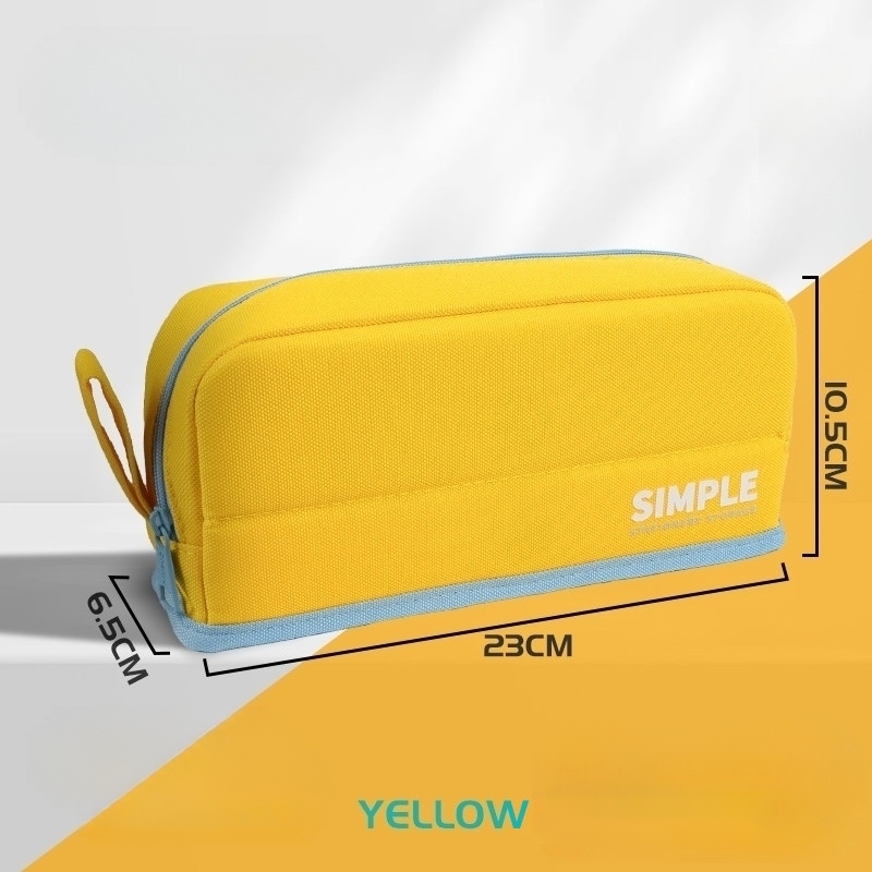 지구별 대용량 학생 필통 캔버스 파우치 중고등학생 대학생 수납 케이스 5,800원