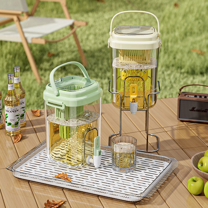 QICHU 음료 디스펜서 냉장고 물병 가정용 디스펜서 가정용냉수병 냉장고 물병 2L 거름망 포함 10,600원