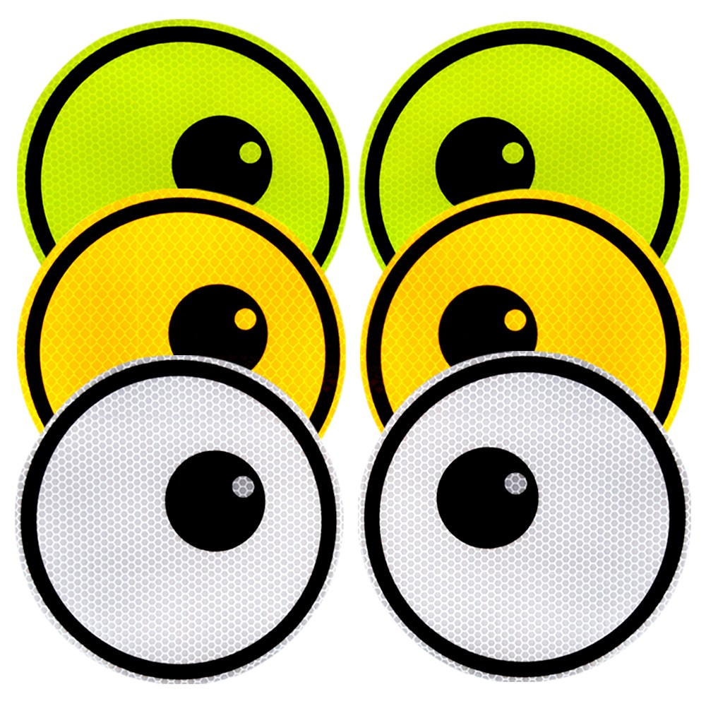 잠깨우는 왕눈이 스티커 화물차 탑차 눈스티커 반사 리플렉터, 1개 17,000원