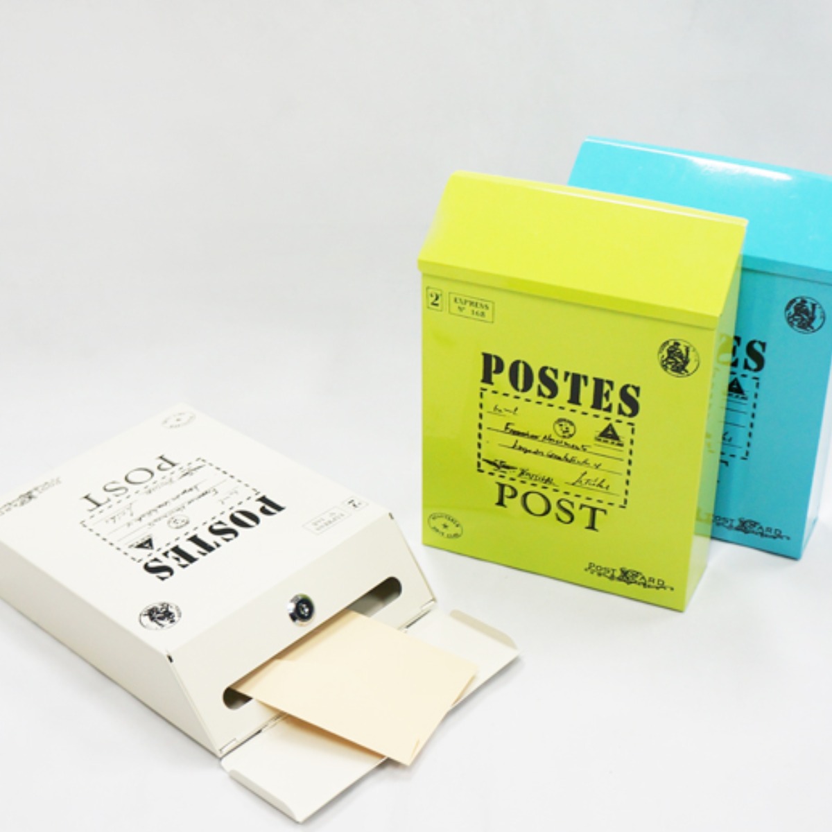 호가 지붕형 칼라우편함 우편함 우체통 사서함, 지붕형 칼라우편함_화이트 14,500원