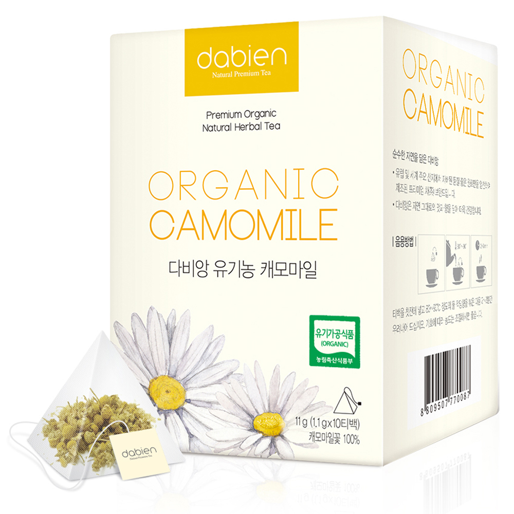 다비앙 유기농 캐모마일차 티백 6,000원
