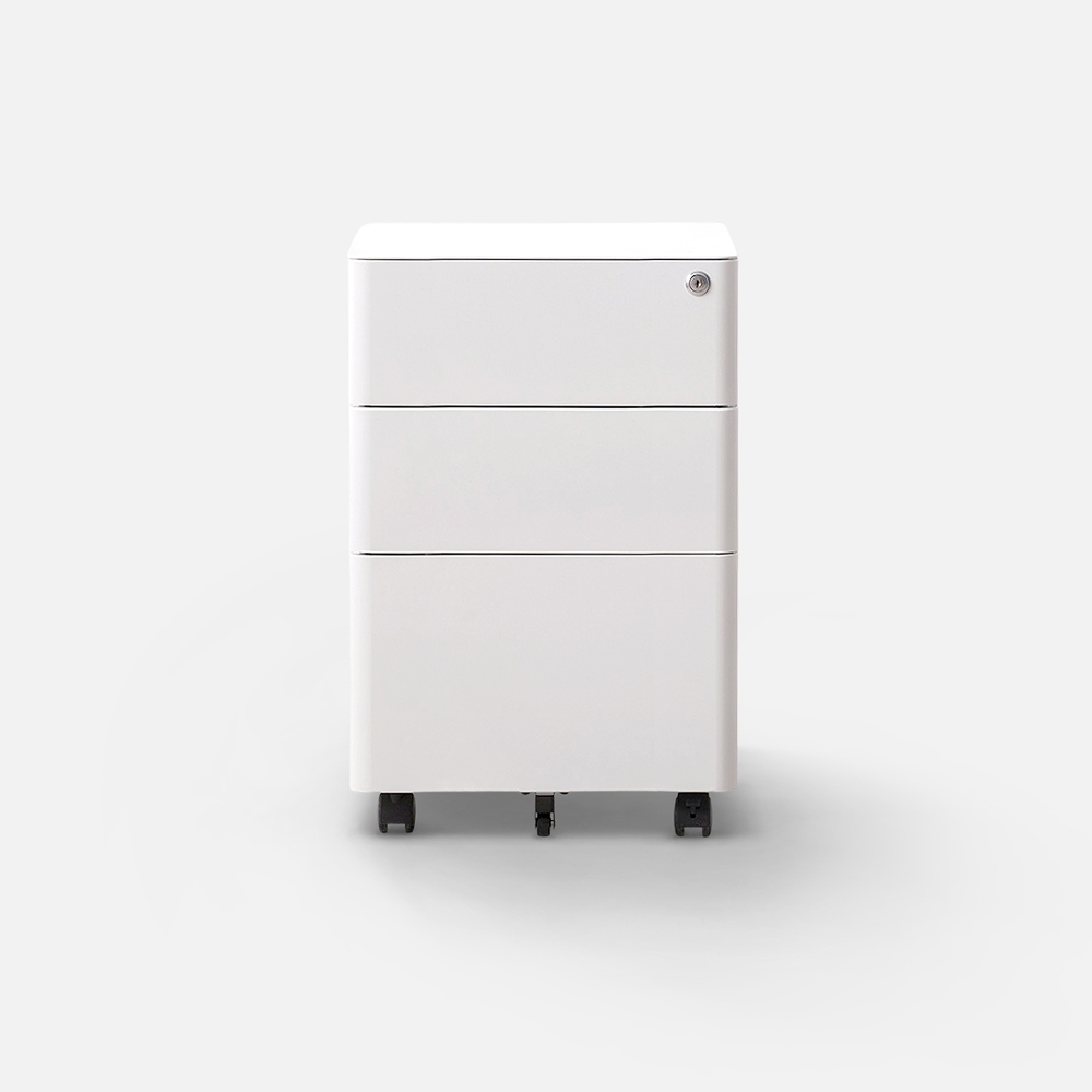 올즈 큐브 프리미엄 스틸서랍 400, 화이트, 3단 175,000원