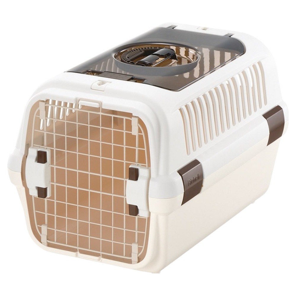 릿첼 반려동물 캠핑 켄넬 더블도어 이동장, 아이보리, 1개 62,900원