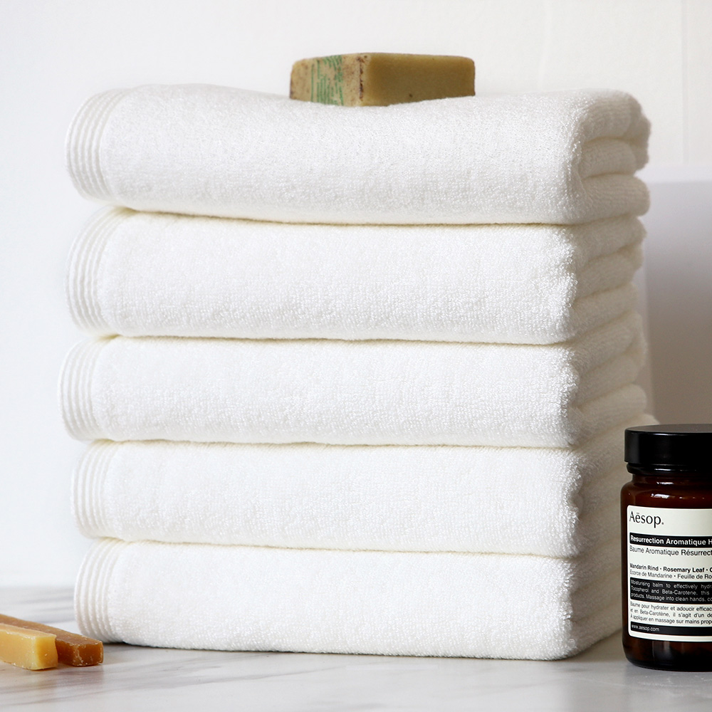 프롬코튼 대나무 호텔수건 180g 뱀부얀, 화이트, 5개 18,900원