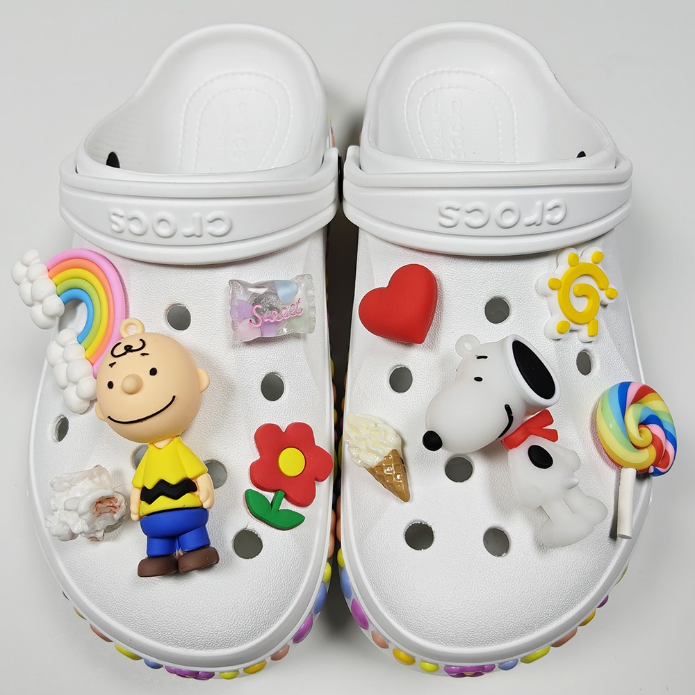 폼폼스타 찰리와함께 신발 파츠 실내화 꾸미기 파츠(AN) 9,990원