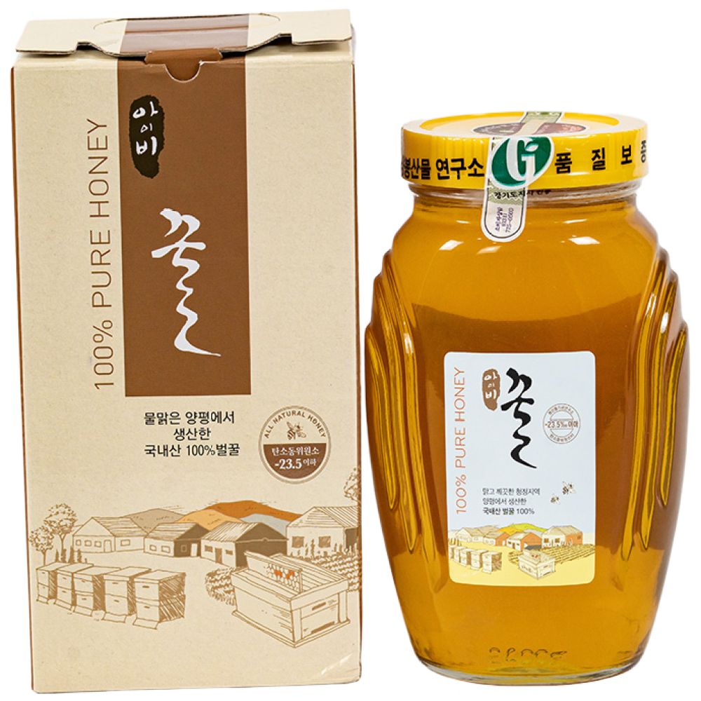 명인벌꿀 순수100% 1등급 프리미엄 숙성 자연 벌꿀 G마크인증 국내산 대용량 야생화꿀 잡화꿀 2.4kg, 2.4kg, 1개 86,630원
