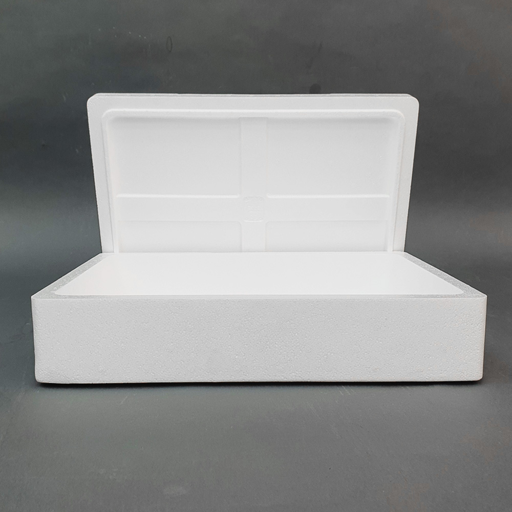 직사각 낮은형 7호 스티로폼박스 아이스박스 포장박스 외경 470x330x110mm, 20개, 흰색 52,800원