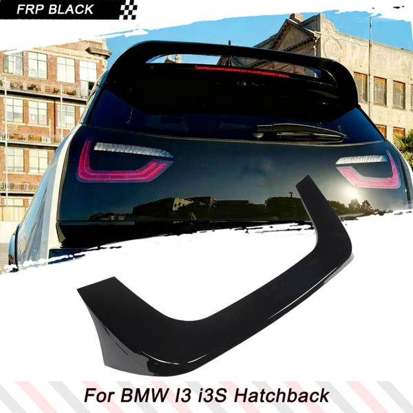 BMW I3 i3S 해치백 2014-2020 리어윈도우 윙 립 글로스 블랙 FRP 트렁크 자동차 루프 스포일러 부트 187,500원
