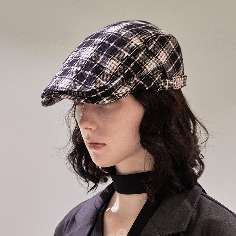 바잘 VA 스퀘어 벨트 체크 헌팅 캡 40,610원