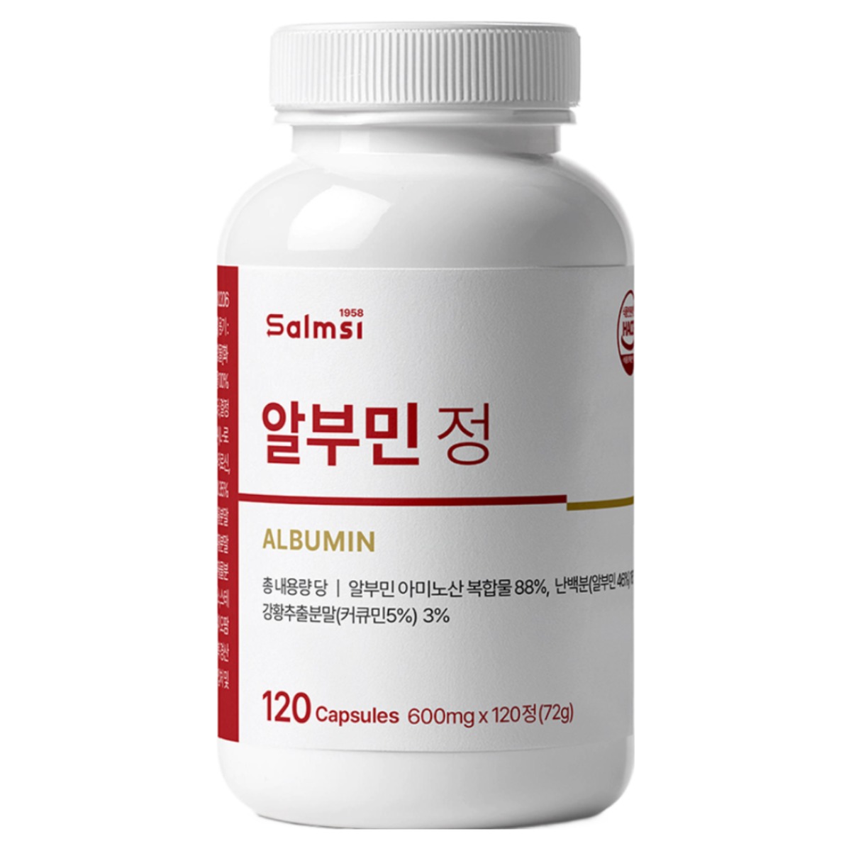 알부민 mg 벨기에산 난백분 프리미엄 대용량 고함량 살므시 골드 salmsi 네츄럴바이오팜 정 600mg 35,270원