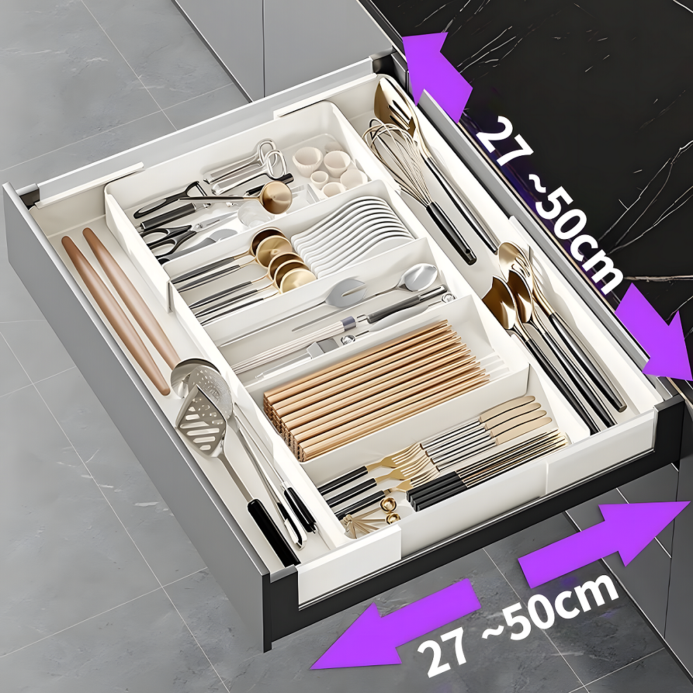 2FAC 길이조절 모듈형 수저정리함 확장가능 15,800원