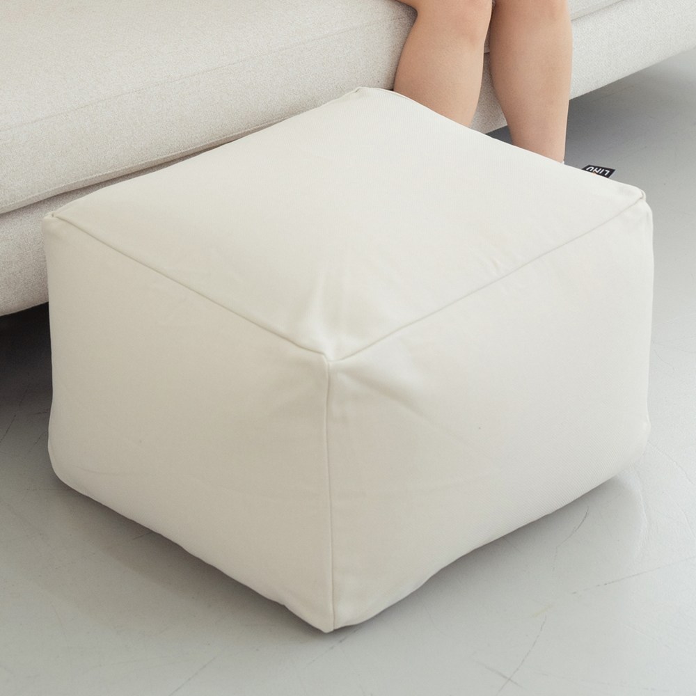 리누 린온 사각스툴 패브릭, 바닐라 62,630원