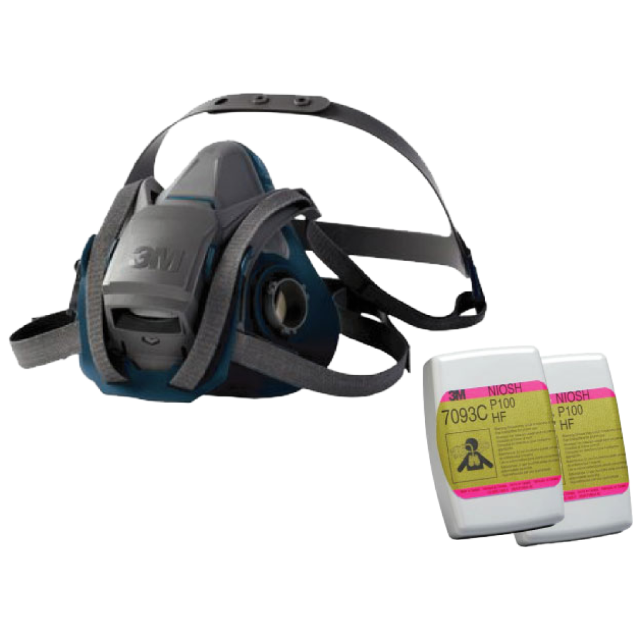 3M 정품 인증 방독면 풀셋트 - 용접 그라인딩 금속작업용 특급방진 구성 44,100원