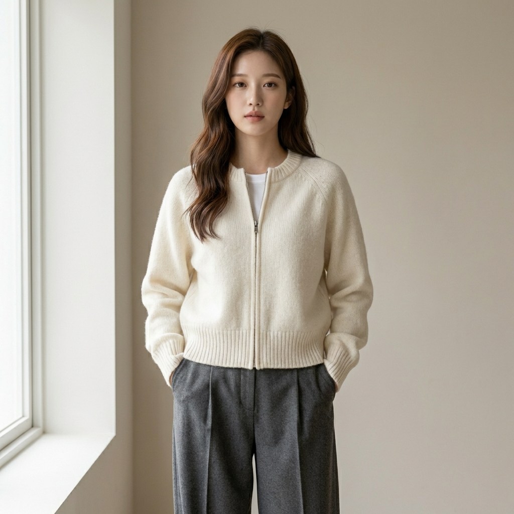 노비에 데일리 투웨이 집업 니트 가디건 29,900원