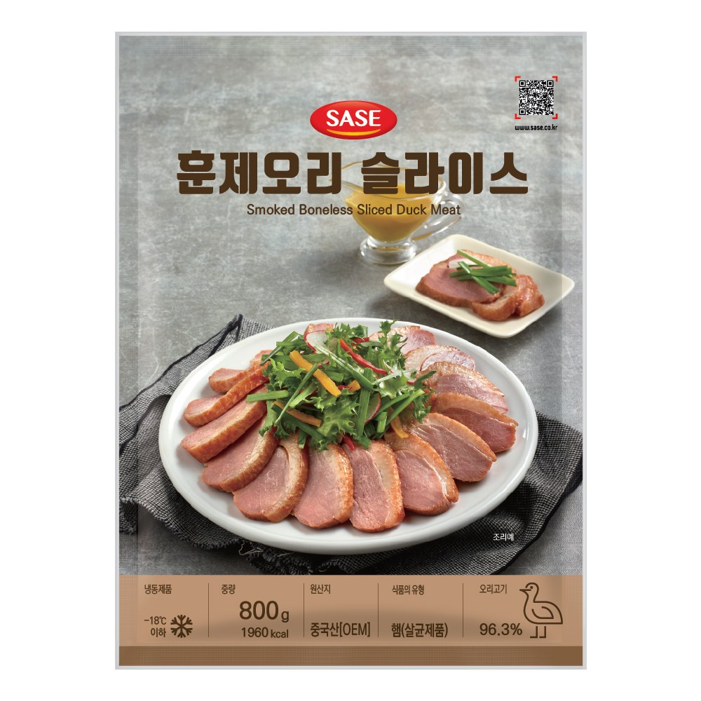 사세 훈제오리슬라이스 800g 19,950원