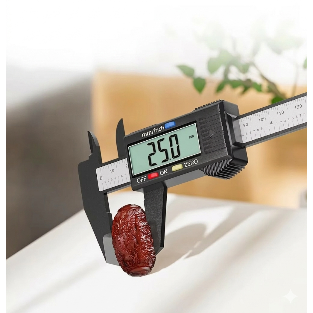 DELIXI 디지털 캘리퍼스 전자 버니어 노기스 자동영점 인치 mm 전환 정밀 측정기 두께 길이 내경 외경 깊이 측정 공구 산업용 DIY 3D프린팅 측정도구, 1개 14,900원