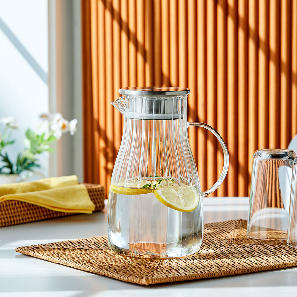 [모던하우스] 내열유리 빈티지 웨이브 핸들 물병, 이미지참고 16,900원